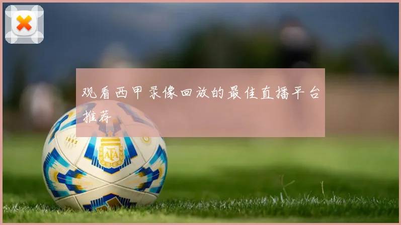 观看西甲录像回放的最佳直播平台推荐